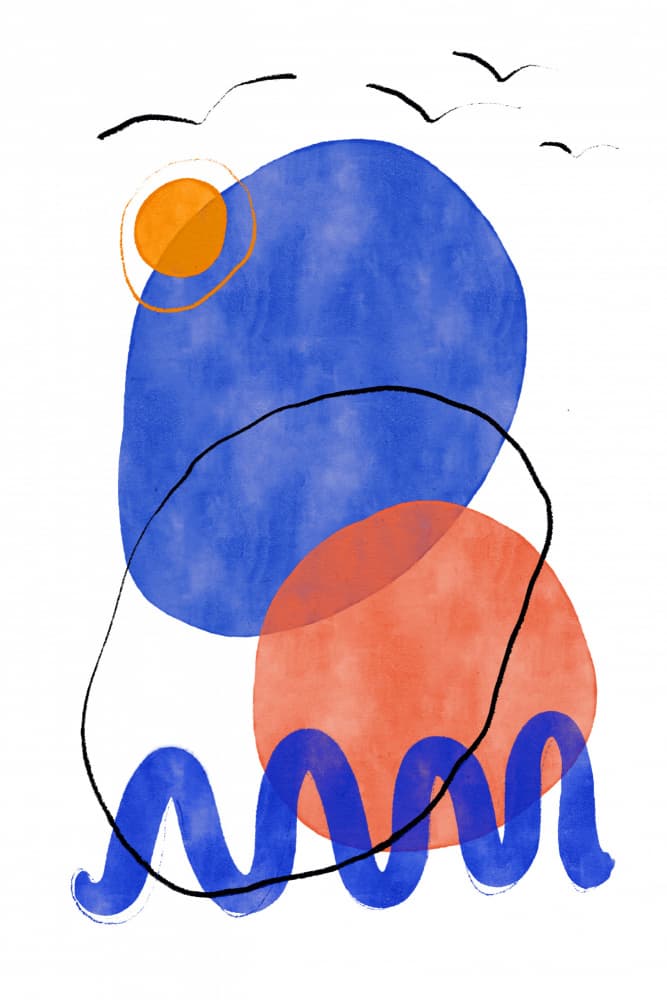Abstract Solitude by Treechild — canvas wall art