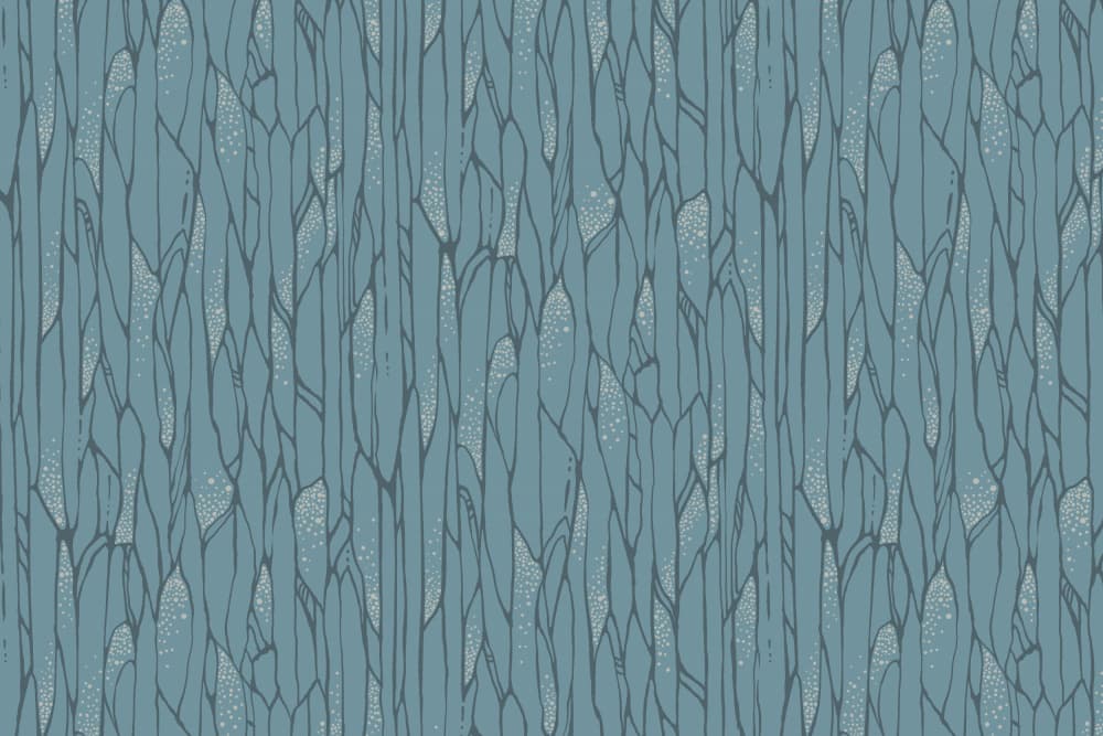 Shimmering Teal Growth by Aia Ueno — canvas wall art
