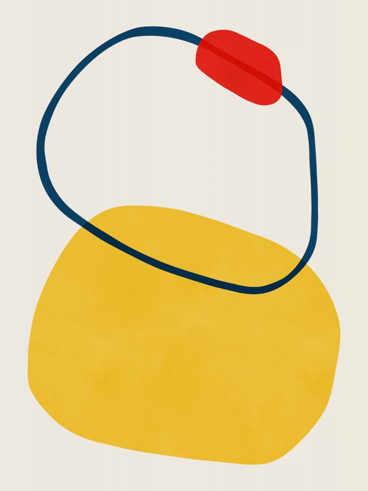 Modern Organic Forms by Vitor Costa — canvas wall art