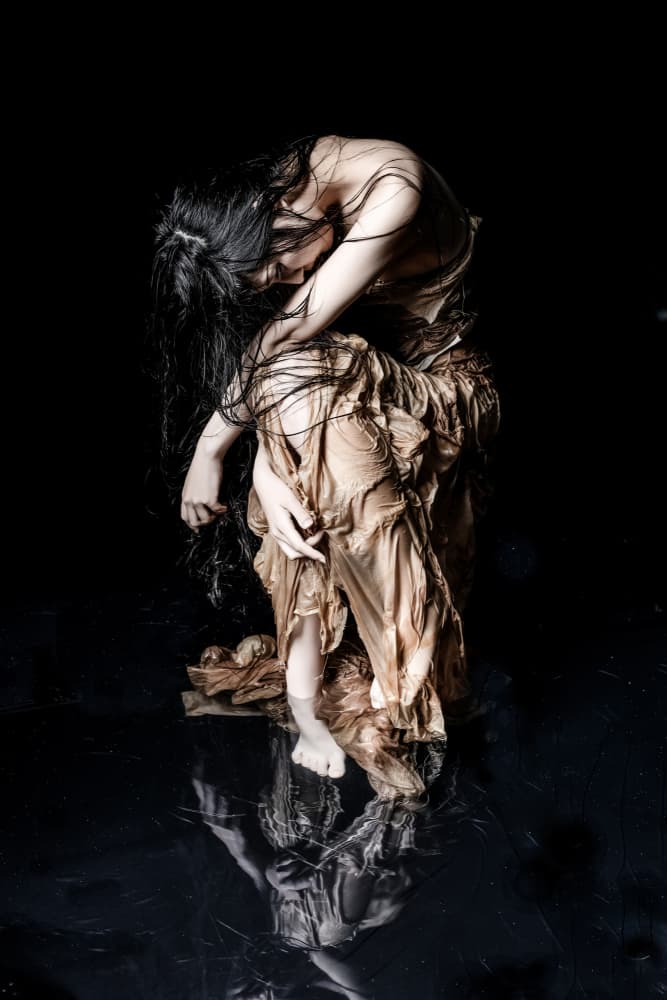 Melancholy Dancer Reflection by boss — canvas wall art