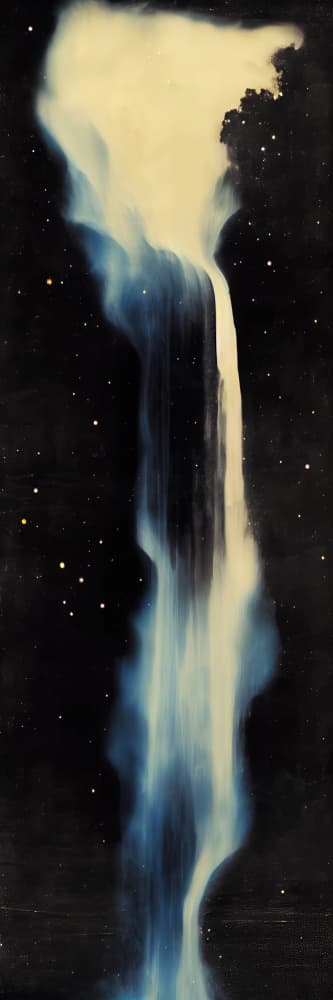 Celestial Cascade by Treechild — canvas wall art