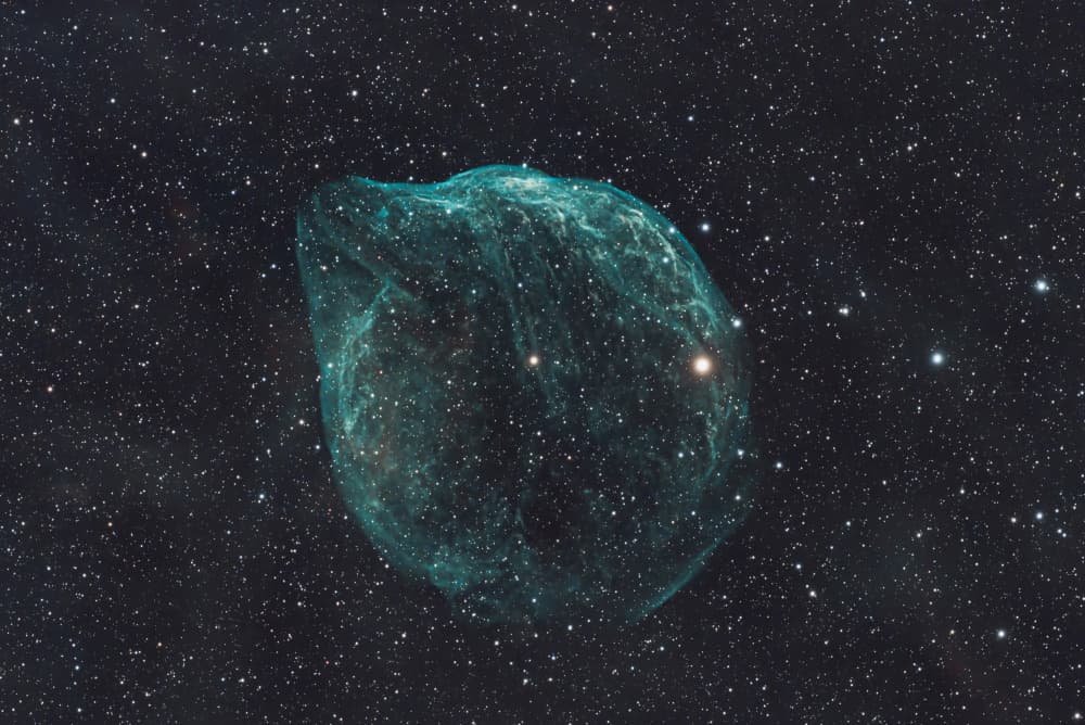 Cosmic Bubble Nebula by James Zhen Yu — canvas wall art