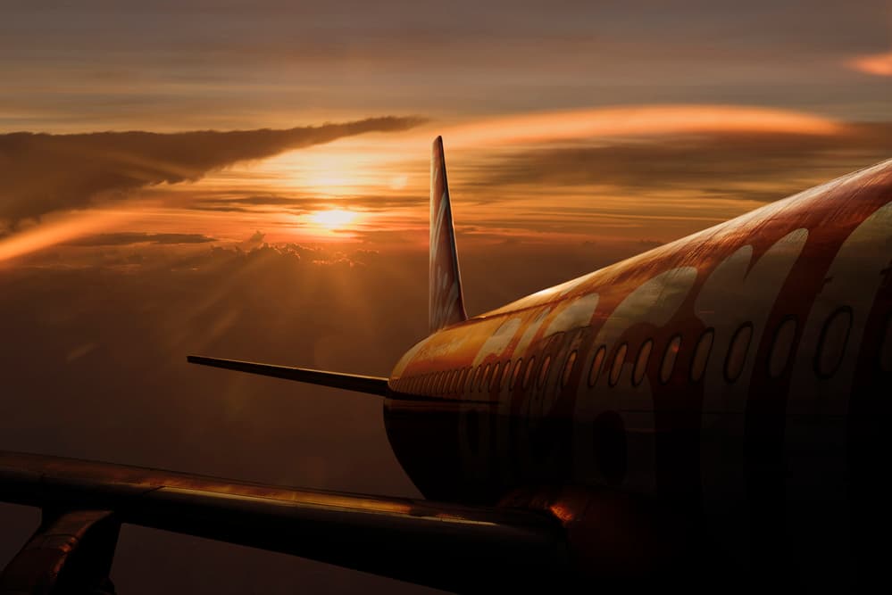 Golden Hour Flight by Ekkachai Khemkum — canvas wall art
