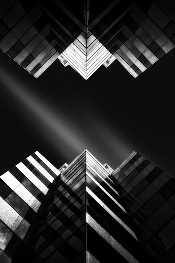 Geometric Light Path by Catherine Wang — canvas wall art