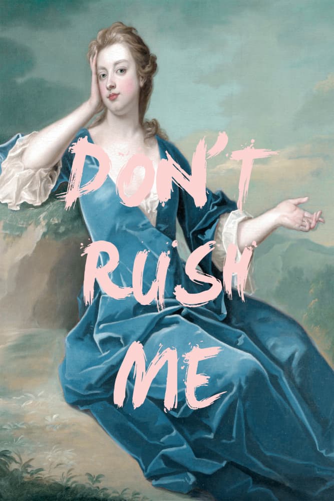 Sassy Lady Portrait by Talitha McQueen — canvas wall art