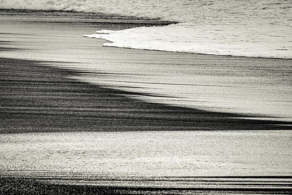 Receding Ocean Foam by Michelle Degryse — canvas wall art