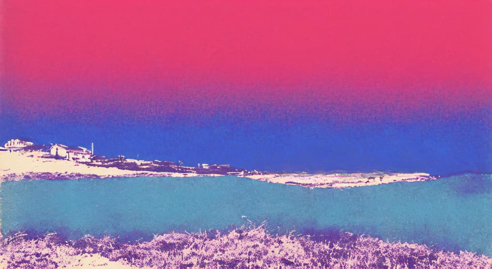 Pink Sky Ocean by Cicero Spin — canvas wall art