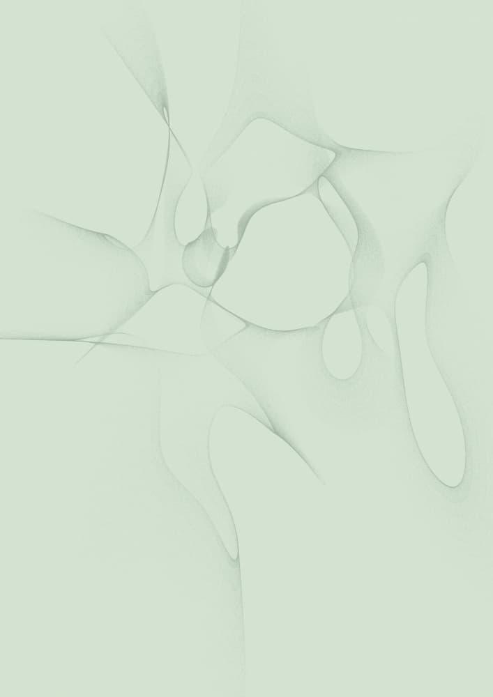Soft Mint Abstract Shapes by AV11 — canvas wall art