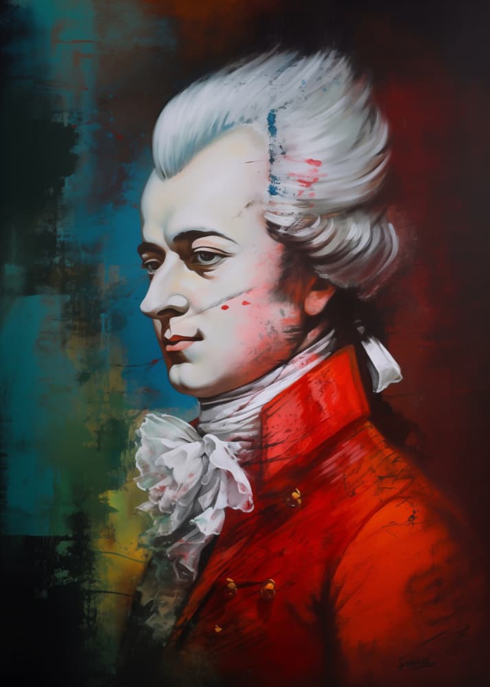 Abstract Classical Portrait by Andreas Magnusson — canvas wall art