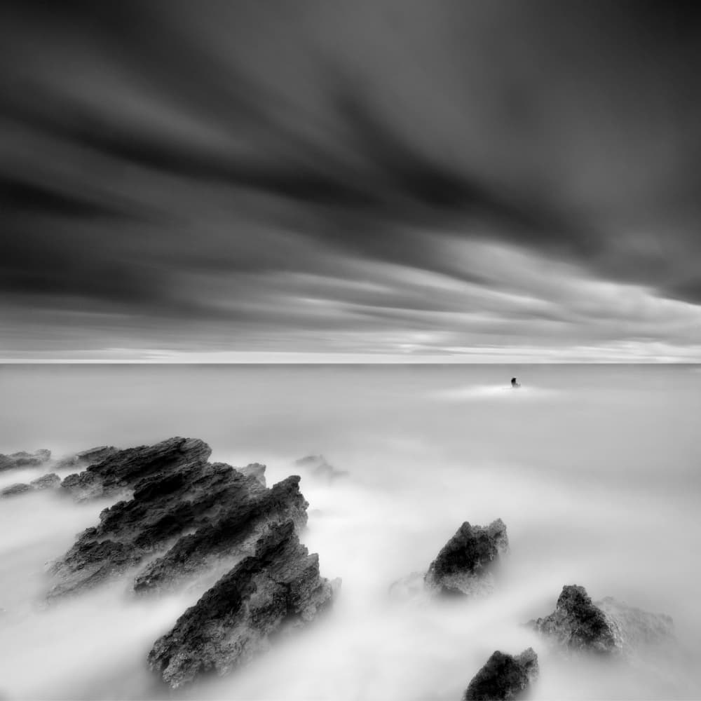 Misty Rocky Coast by George Digalakis — canvas wall art