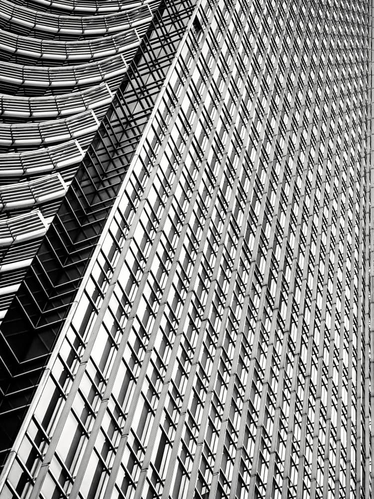Modern Building Geometry by Rahmad Adriansyah — canvas wall art