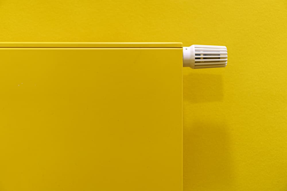 Bright Yellow Radiator by Stephan Rückert — canvas wall art