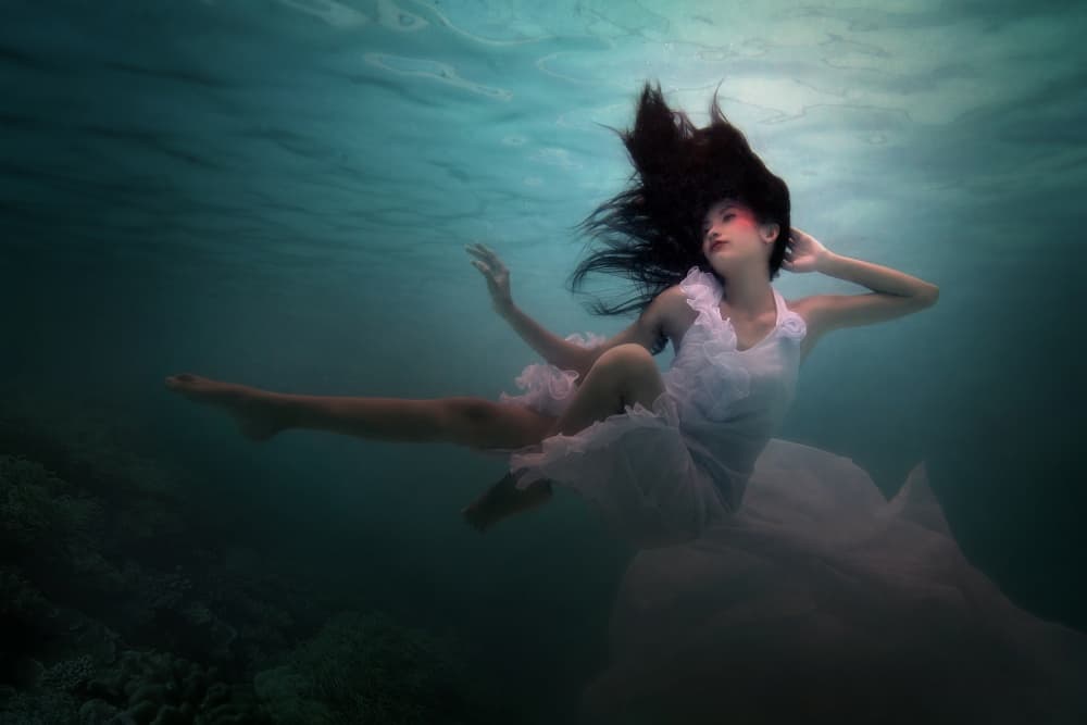 Underwater Dreamer by Martha Suherman — canvas wall art