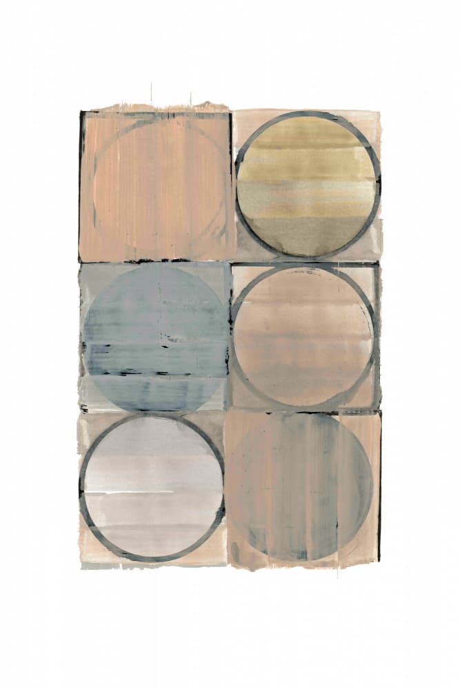 Soft Abstract Geometry by cartissi — canvas wall art