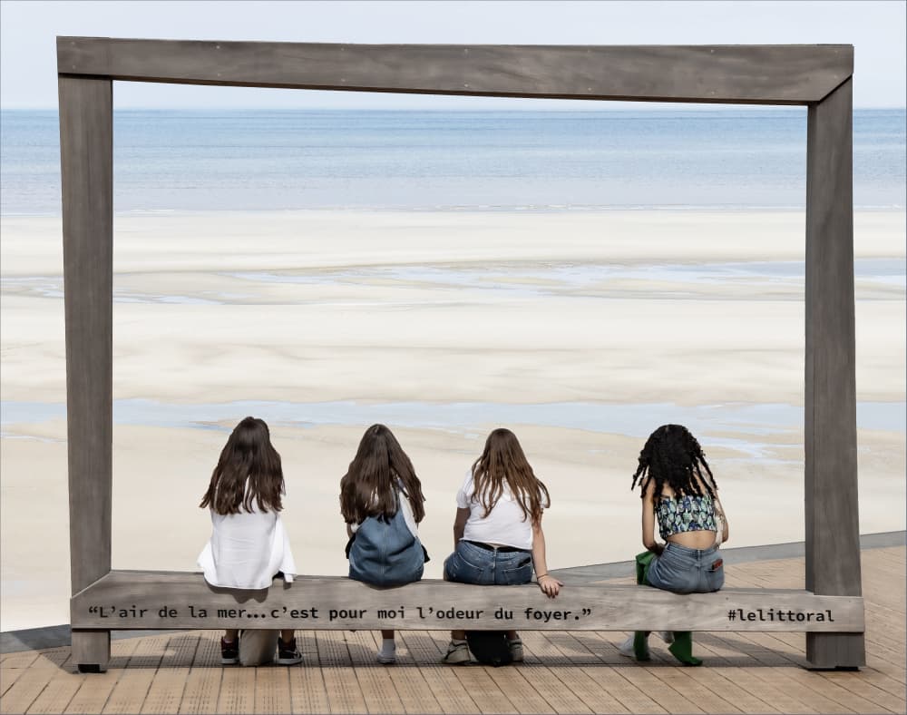 Sea air... for me it's the smell of home ... by Gilbert Claes — canvas wall art