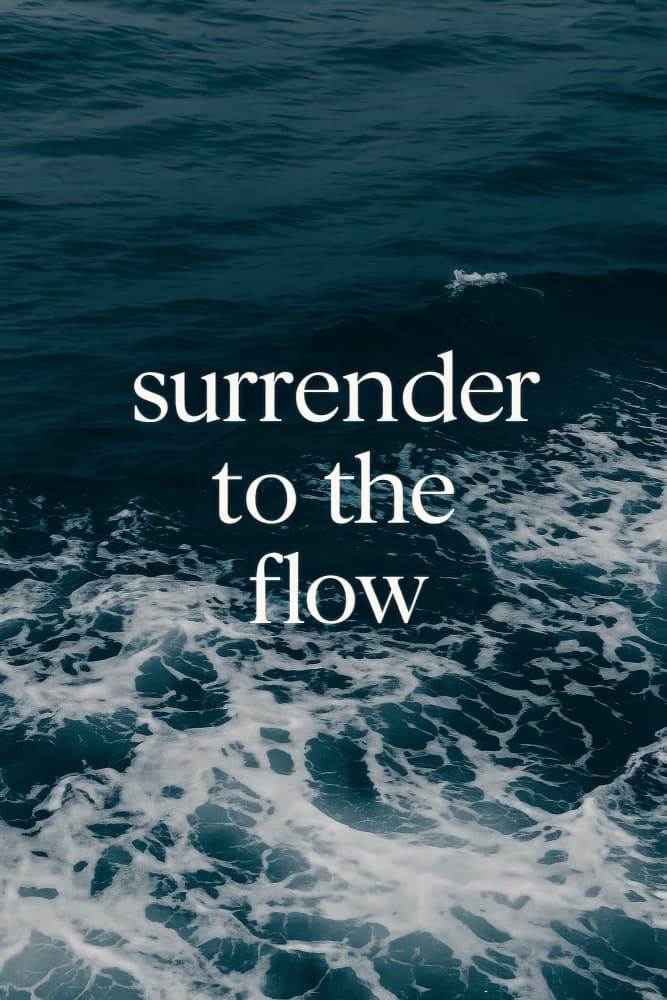 Surrendertotheflow by Treechild — canvas wall art
