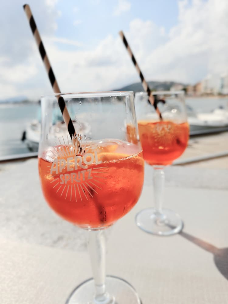 Summer Spritz by the Sea by Ohkimiko — canvas wall art