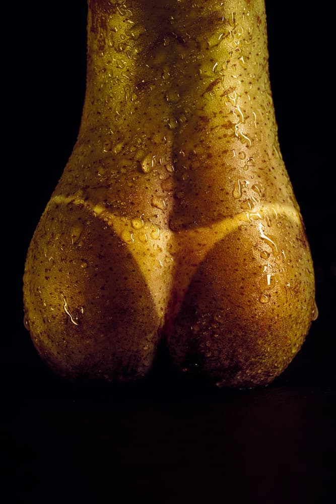 Sensual Pear Curves by Jackson Carvalho — canvas wall art