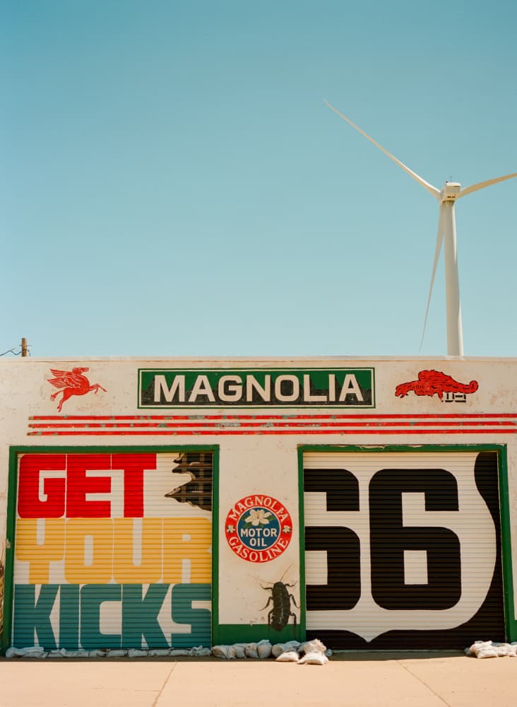 Route 66 Desert Mural by Bethany Young — canvas wall art