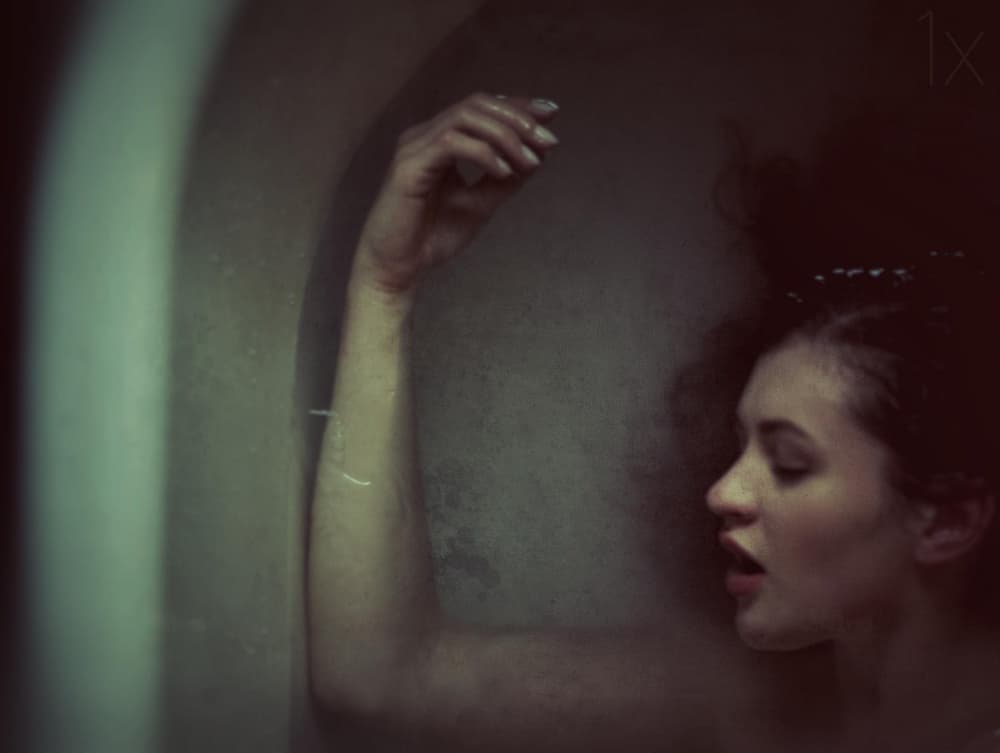 Woman's Calm Bath by Paul — canvas wall art