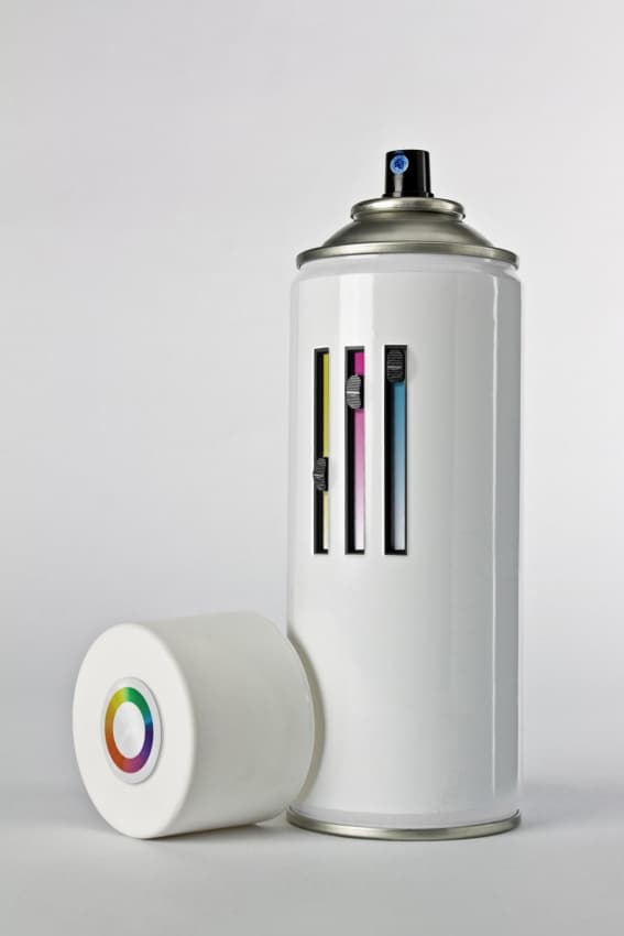 Creative Color Spray Can by Mister Solo — canvas wall art