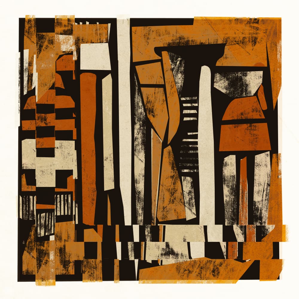 Abstract Harmony by Treechild — canvas wall art