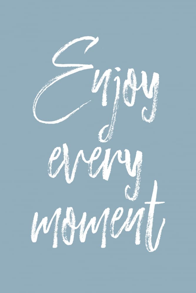 Enjoy Every Moment by Martina — canvas wall art
