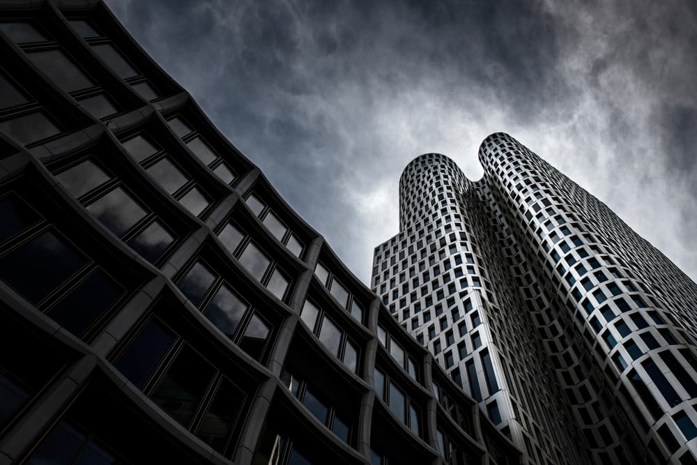 Curved Urban Architecture by Gerard Jonkman — canvas wall art
