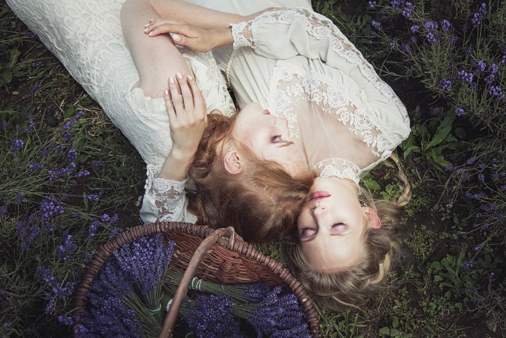 Dreaming in Lavender by Dorota Gorecka — canvas wall art