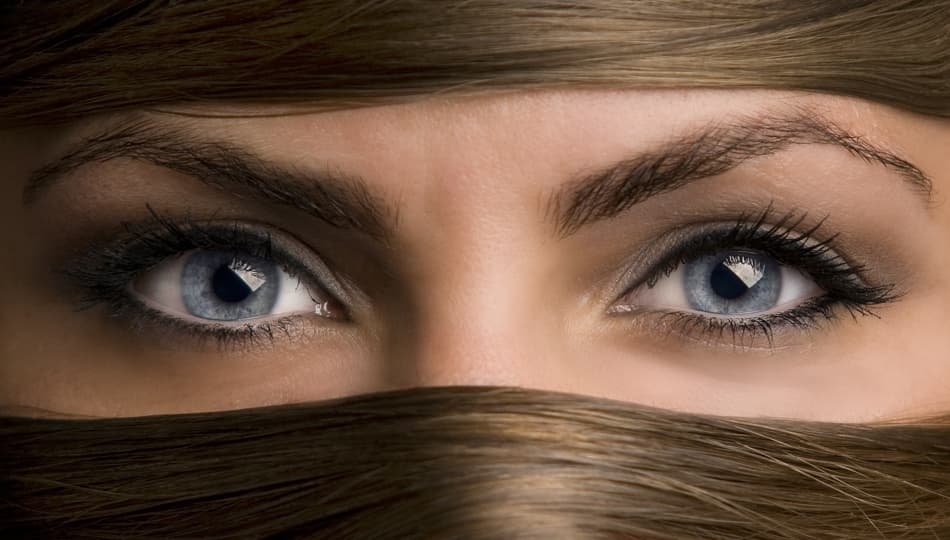Mysterious Blue Eyes by Gabor Kanovits , AFIAP — canvas wall art