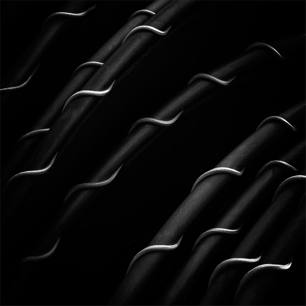 Abstract Rhythmic Curves by Gilbert Claes — canvas wall art