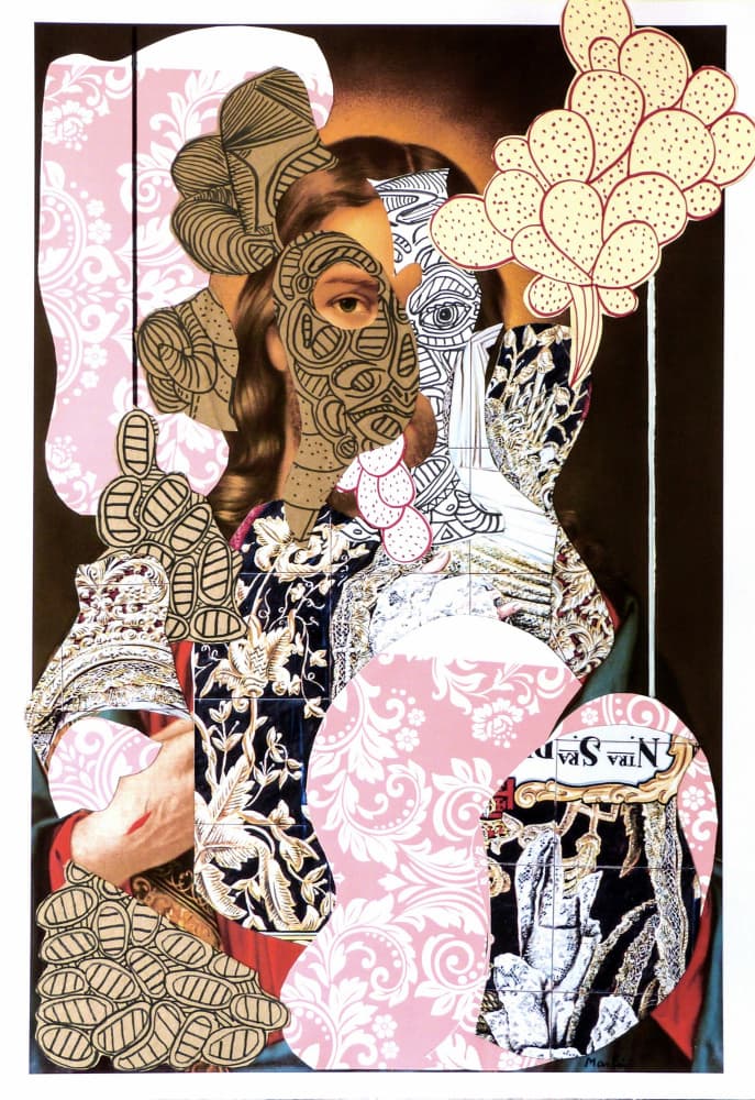 Deconstructed Divine Portrait by Pascal Marlin — canvas wall art