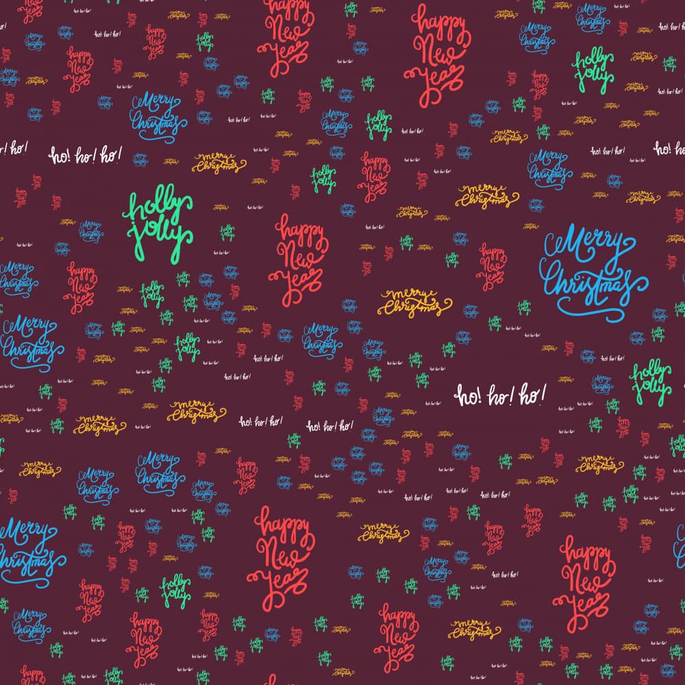 Joyful Holiday Lettering by Marika Barsrsind — canvas wall art