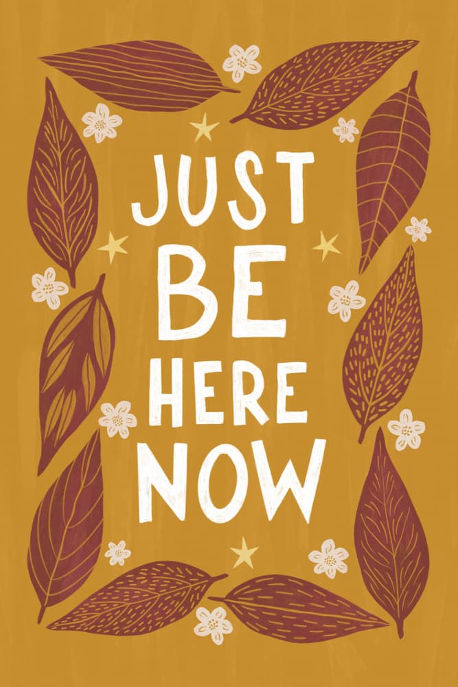 Mindful Nature Quote by EMELIEmaria — canvas wall art