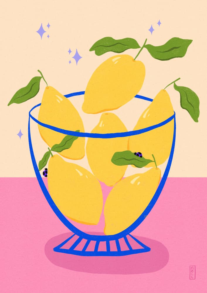 Bright Citrus Still Life