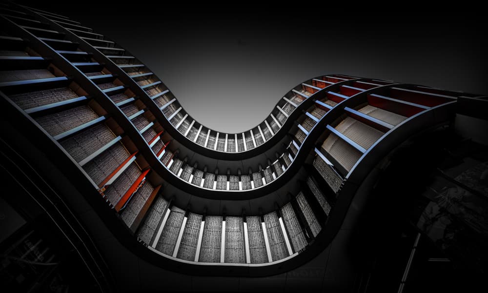 Curved Urban Architecture by Maurits De Groen — canvas wall art