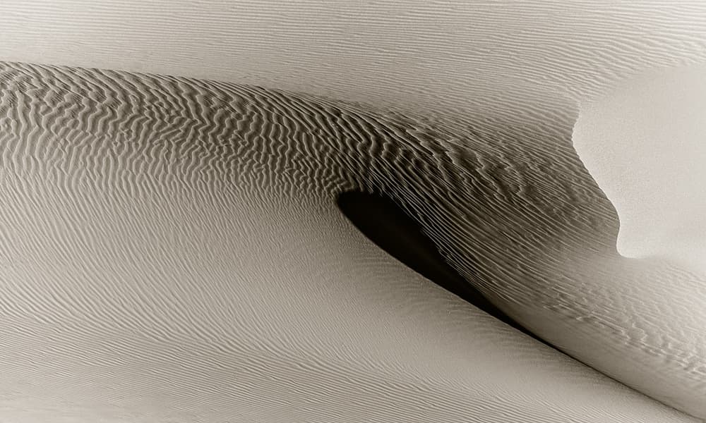 Dune Shadow Ripples by Eunice Kim — canvas wall art