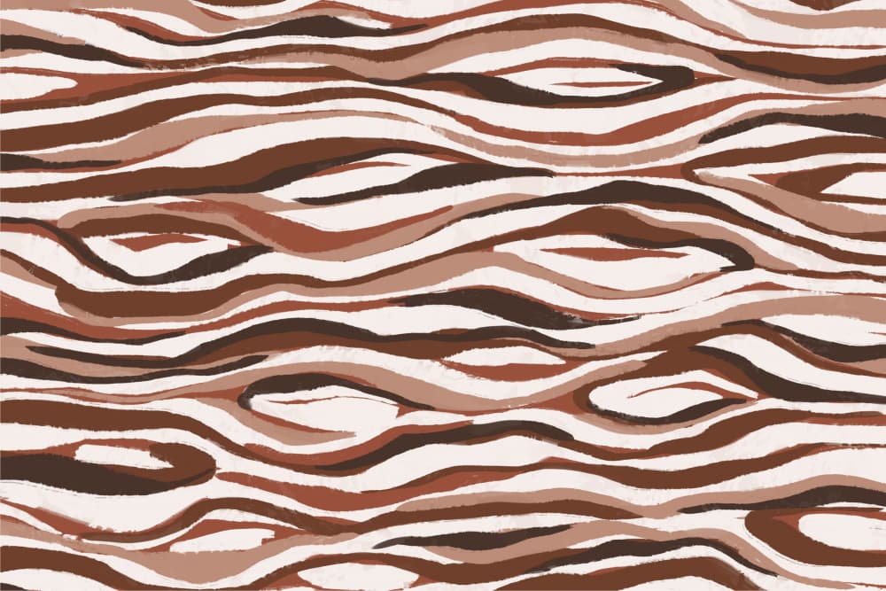 Earthy Waves by Treechild — canvas wall art