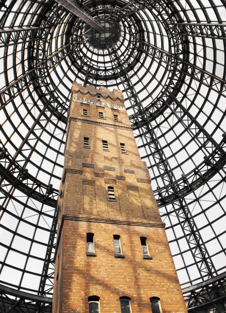 Modern Dome Brick Tower by Aliza Riza — canvas wall art