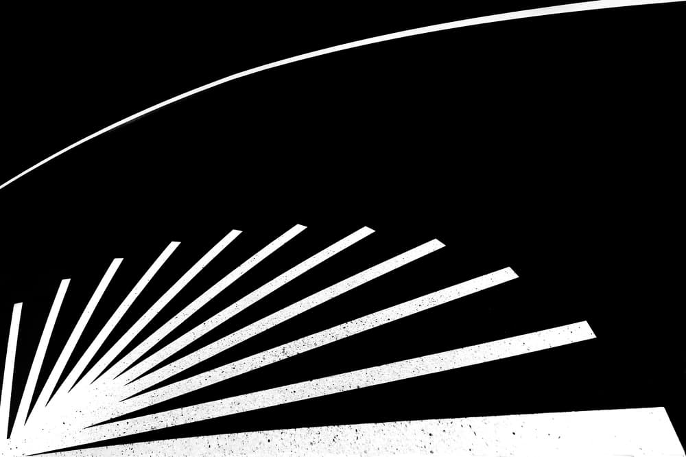 Bold Graphic Lines by Linda Wride — canvas wall art