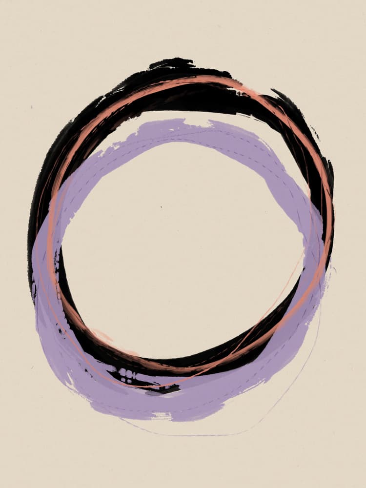 Eclipse Harmony by Treechild — canvas wall art