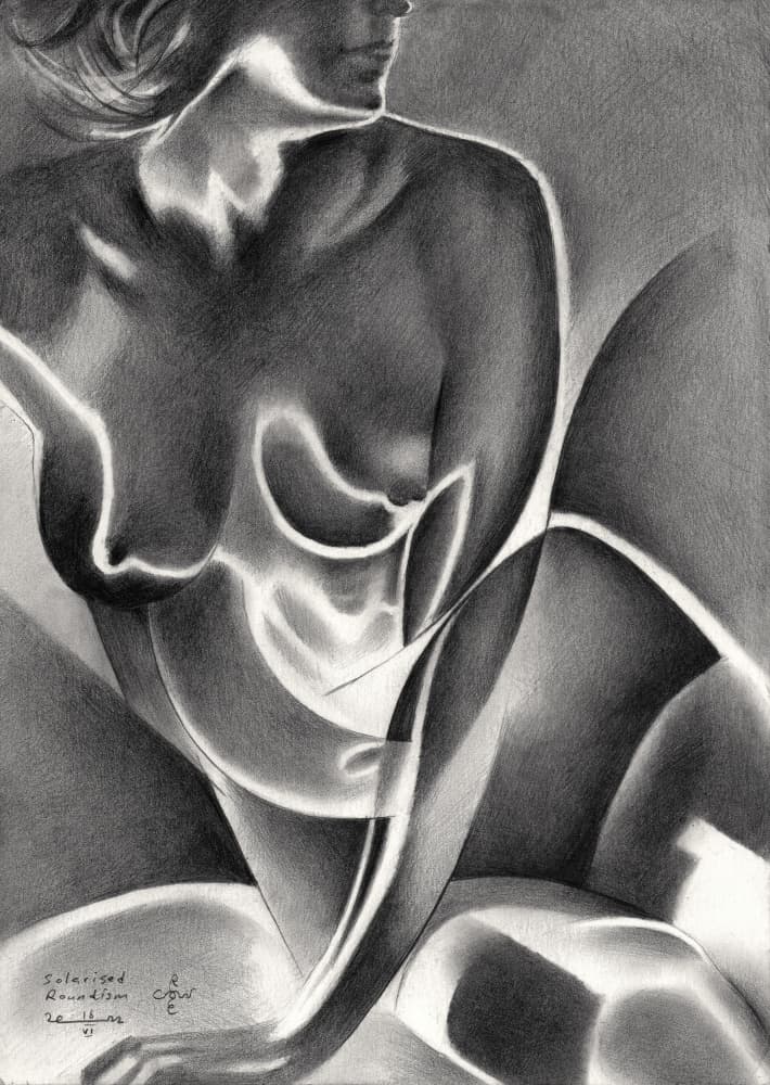 Stylized Female Form by Corné Akkers — canvas wall art