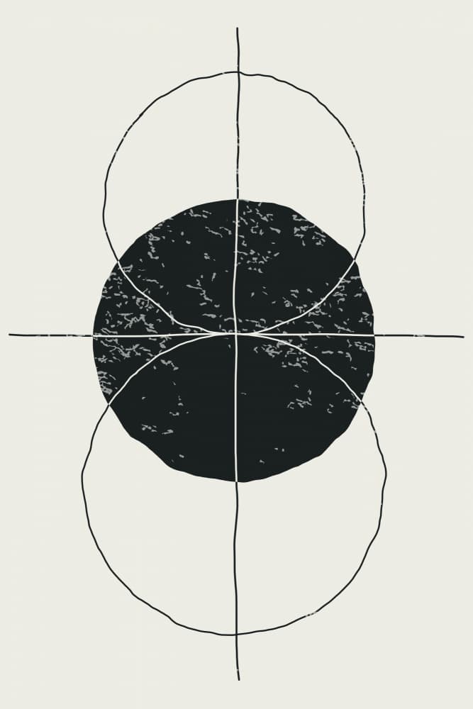 Modern Geometric Balance by jay stanley — canvas wall art