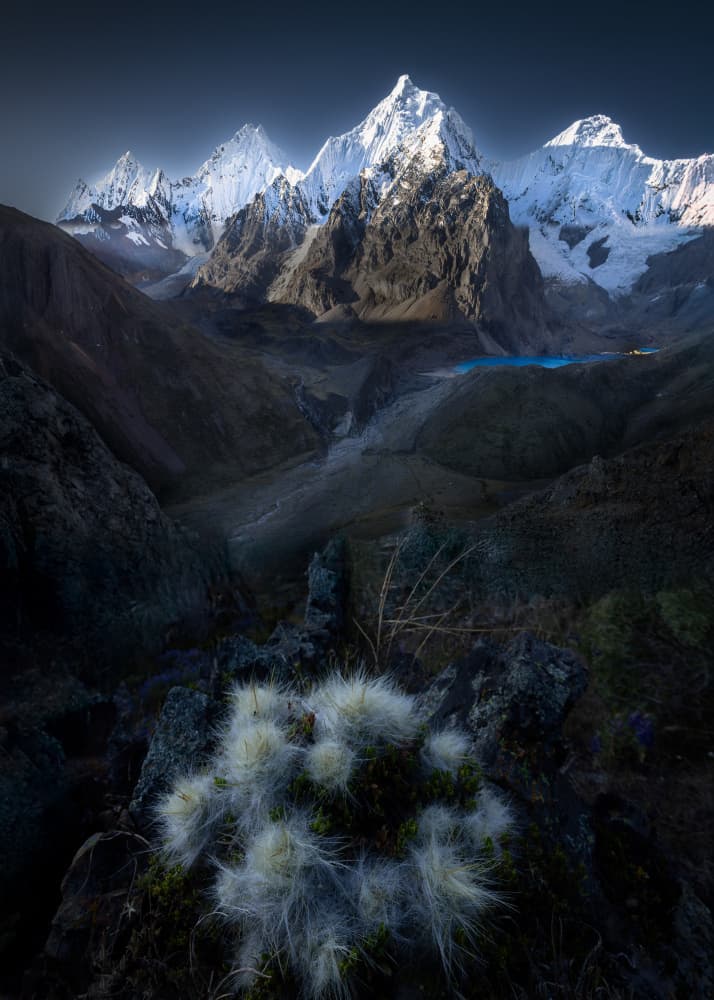 Alpine Mountain Vista by Dennis Zhang — canvas wall art