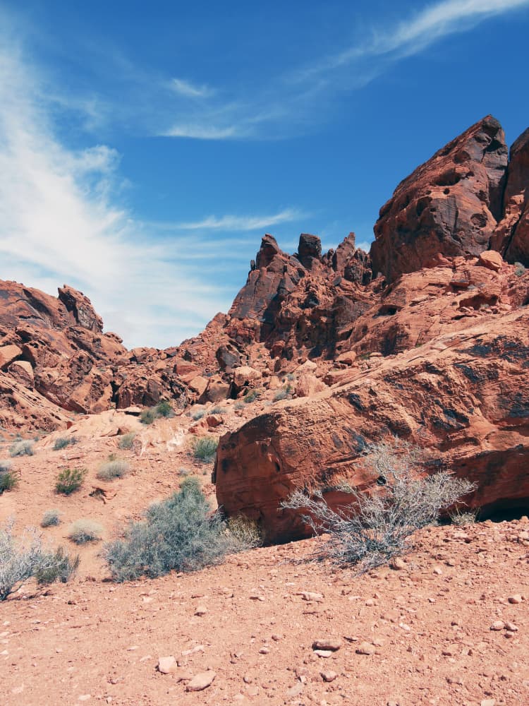 Southwest Red Rock Landscape by kathrinmay — canvas wall art
