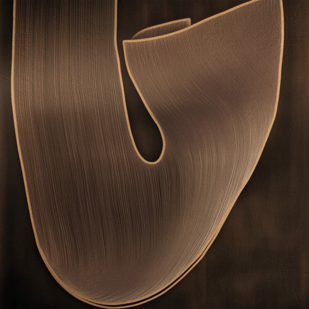 Flowing Organic Form by Alma — canvas wall art