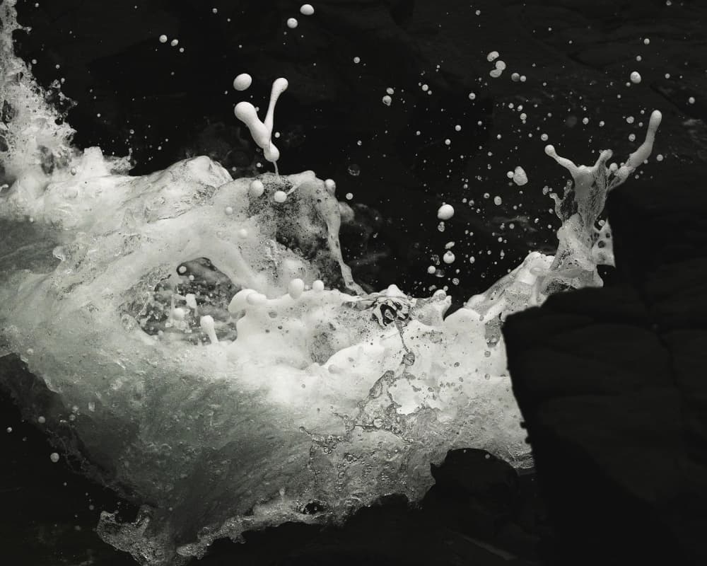 Wild Ocean Splash by Hamed Bank — canvas wall art