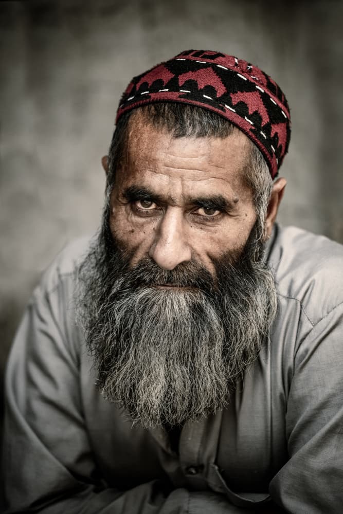 Man with Red Cap by Trevor Cole — canvas wall art