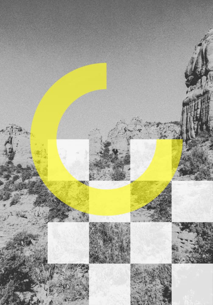 Desert Geometrics by Athene Fritsch — canvas wall art