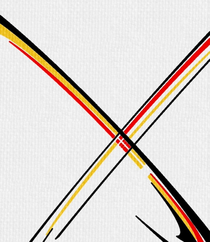 Dynamic Abstract Lines by Temitope Ogunwale — canvas wall art